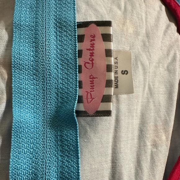 Pinup Couture Cat Print Heidi Dress - Picture 7 of 8